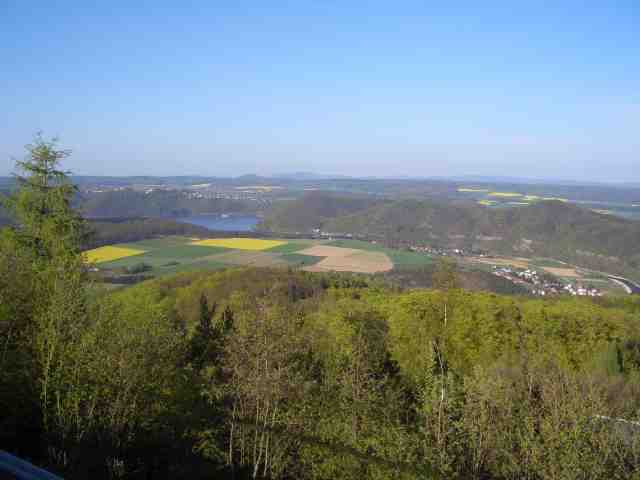 Peterskopfblick Richtung Waldeck